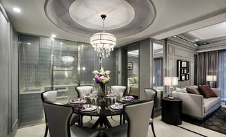 180平米現(xiàn)代時尚歐式公寓裝修設計效果圖